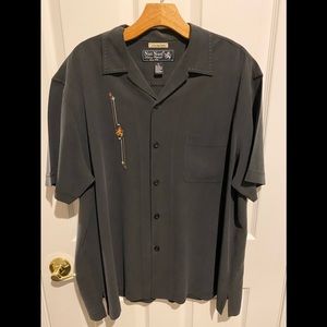 Nat Nast 100% Exclusive Silk Button Down Shirt